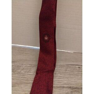 Georges Mens Shop Burgundy Patterned Tie 56" Classic Neckwear Bethlehem PA